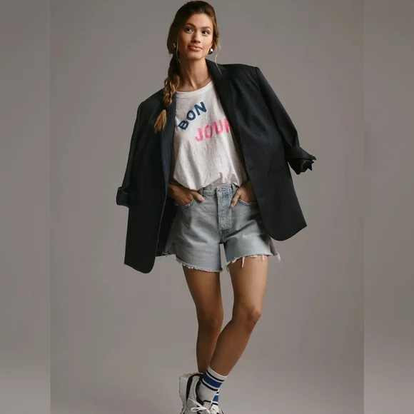 "Bon Jour" Tee by SUNDRY - Picture 2 of 5